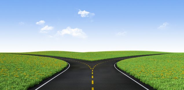 Image of a fork in the road